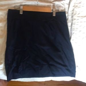 J Crew Short Pencil Skirt Navy Blue Size 2
